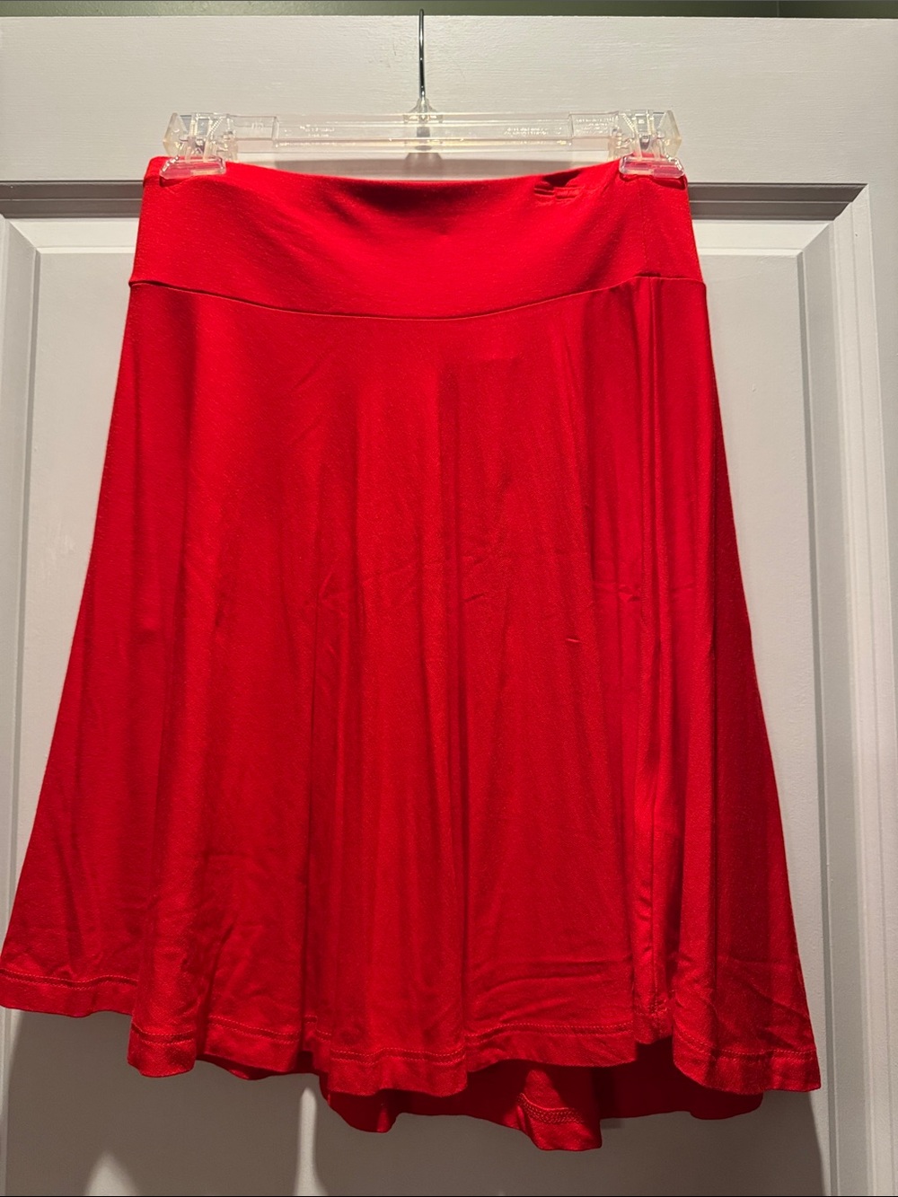 H&M Bright Red Circle Skirt